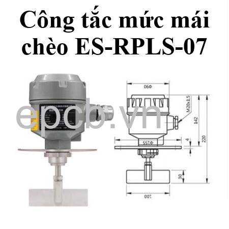 Công tắc mức mái chèo quay ES-RPLS (Rotary Paddle Level Switch)