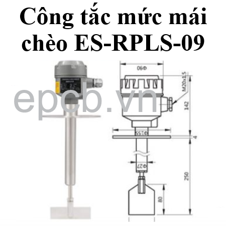 Công tắc mức mái chèo quay ES-RPLS (Rotary Paddle Level Switch)