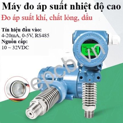 Máy đo áp suất khí, chất lỏng, dầu chịu nhiệt độ cao ES-PR-04 (4 - 20mA | 0 - 5V | RS485 Modbus RTU)