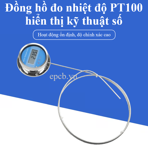 Đồng hồ đo nhiệt độ PT100 hiển thị kỹ thuật số chống cháy nổ