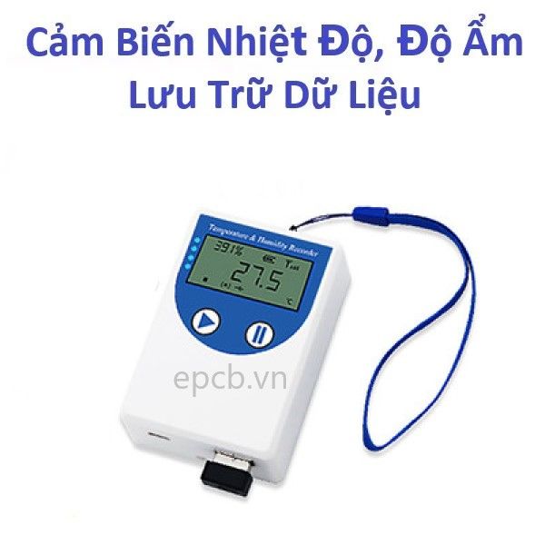 Đồng hồ hiển thị nhiệt độ, độ ẩm và lưu trữ dữ liệu EDL-TH02