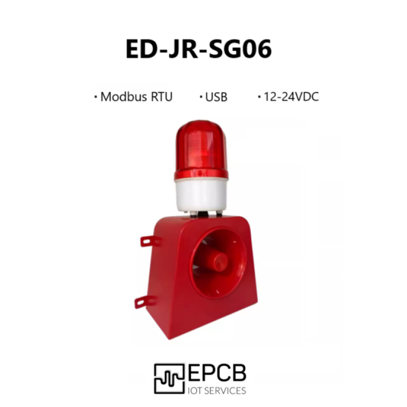 Loa báo động âm thanh và ánh sáng bằng giọng nói công nghiệp ED-JR-SG06
