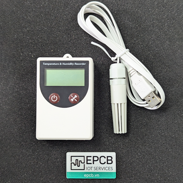 Đồng hồ hiển thị nhiệt độ, độ ẩm và lưu trữ dữ liệu EDL-TH02