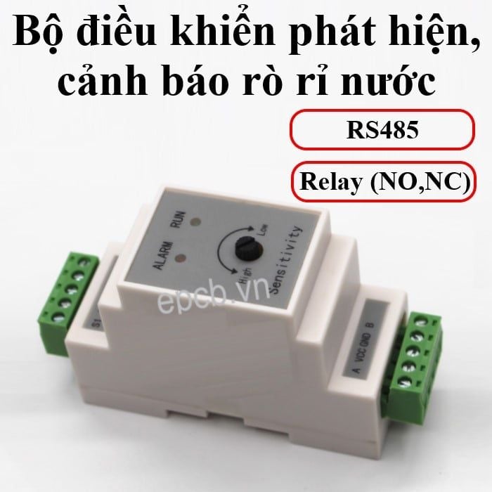Bộ điều khiển phát hiện, cảnh báo rò rỉ nước ES-WDC-02 Water Leak (Relay + RS485)
