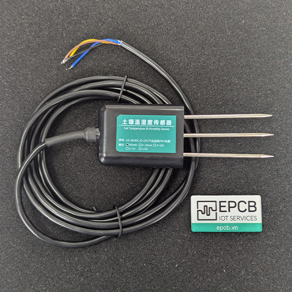 Cảm biến độ ẩm đất, nhiệt độ đất ES-SM-TH-01 ( RS485 | 4-20mA | 0-10V)