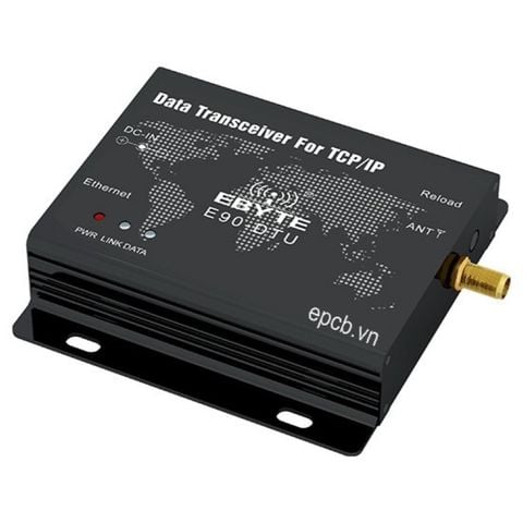 Bộ thu phát không dây Ethernet Gateway LoRa 433MHZ EBYTE E90-DTU