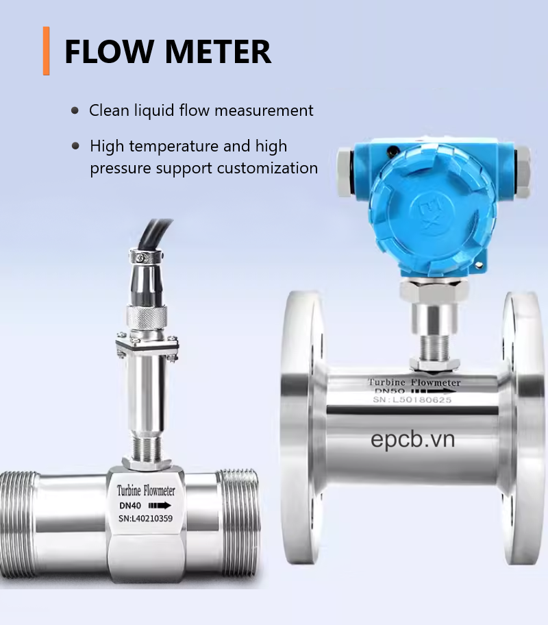 Cảm biến lưu lượng nước công nghiệp - Flow Meter