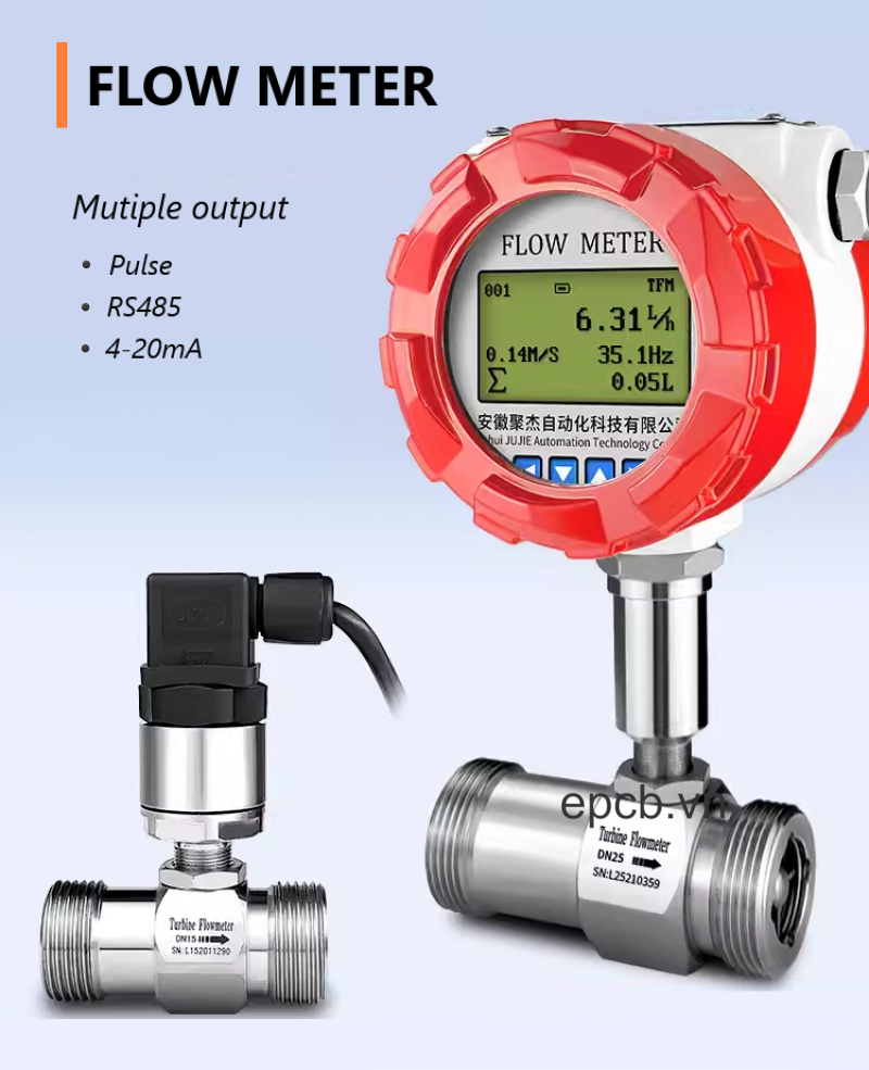 Cảm biến lưu lượng nước công nghiệp - Flow Meter