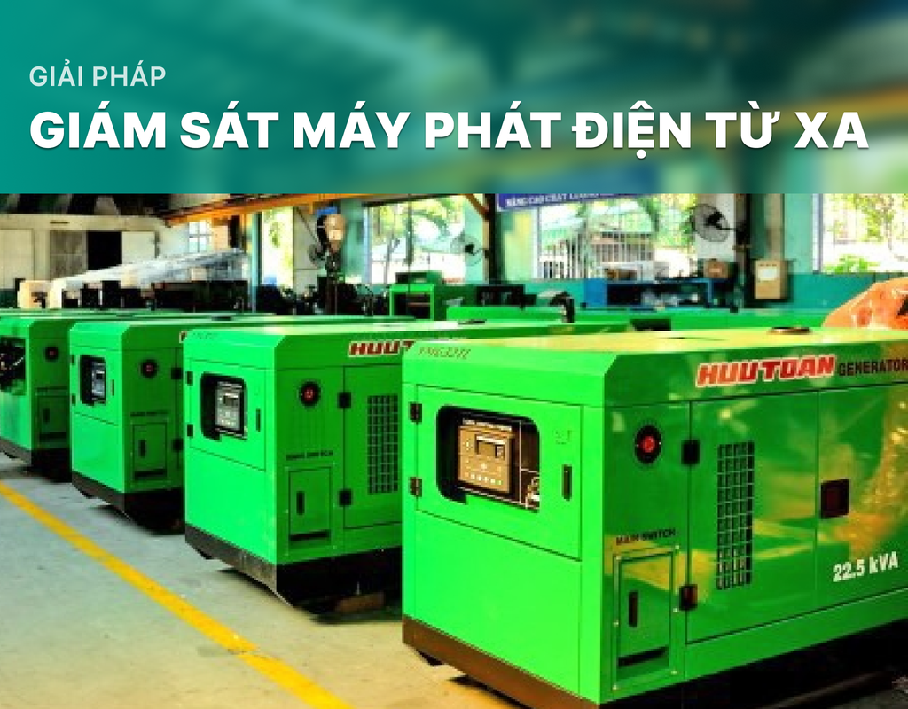 Giải pháp giám sát máy phát điện từ xa