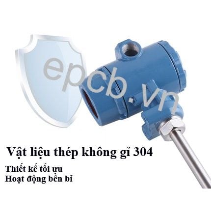 Cảm biến công nghiệp PT100 dạng đầu búa chống cháy nổ (4-20mA, 0-5V, 0-10V, RS485)