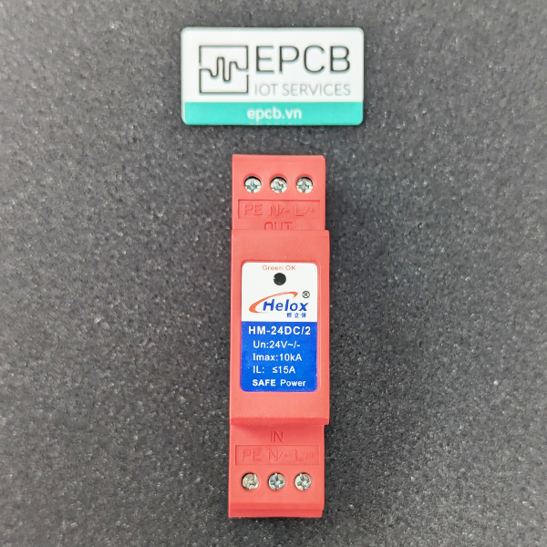 Thiết bị chống sét lan truyền AC và DC 15A cấp nguồn 12/24/48/110/220V