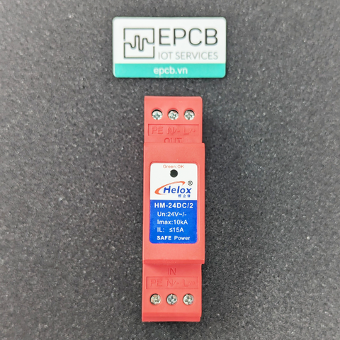Thiết bị chống sét lan truyền AC và DC 15A cấp nguồn 12/24/48/110/220V