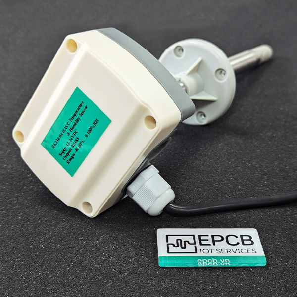 Cảm biến đo nhiệt độ độ ẩm đường ống HVAC RK330-04