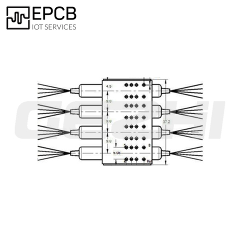 Octo 2×2 Bypass Optical Switches