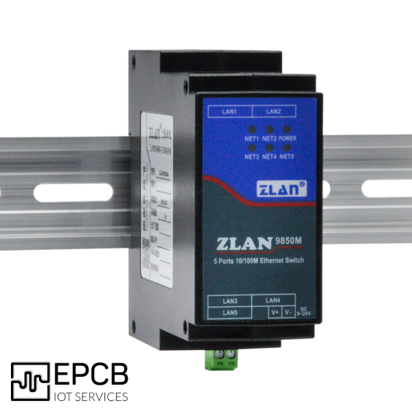 Bộ chia Ethernet 1 sang 5 ZLAN9850M