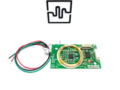 Đầu Đọc Thẻ RFID Không Dây Module UART 3Pin 125KHz