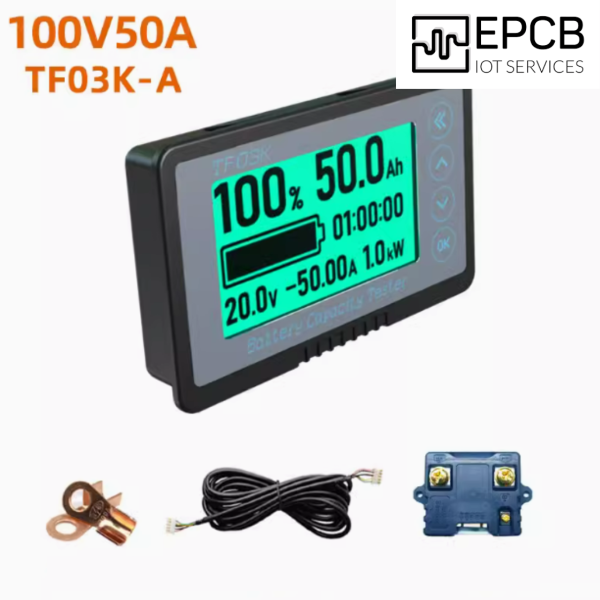 Đồng hồ theo dõi dung lượng pin RS485 dung lượng lớn TF03K