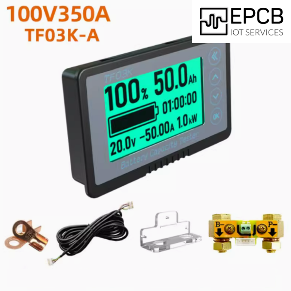 Đồng hồ theo dõi dung lượng pin RS485 dung lượng lớn TF03K