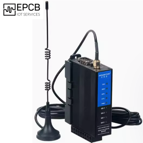 Bộ điều khiển giám sát IO từ xa LORA và RS485 LORA-MODBUS-4DI4DR