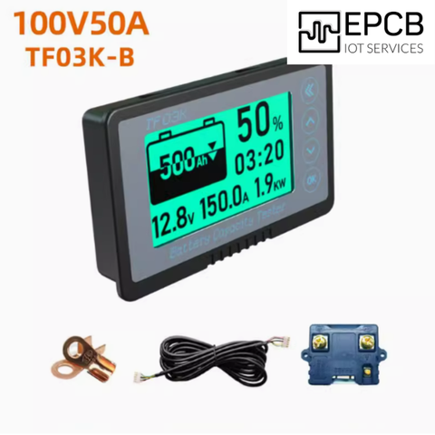 Đồng hồ theo dõi dung lượng pin RS485 dung lượng lớn TF03K