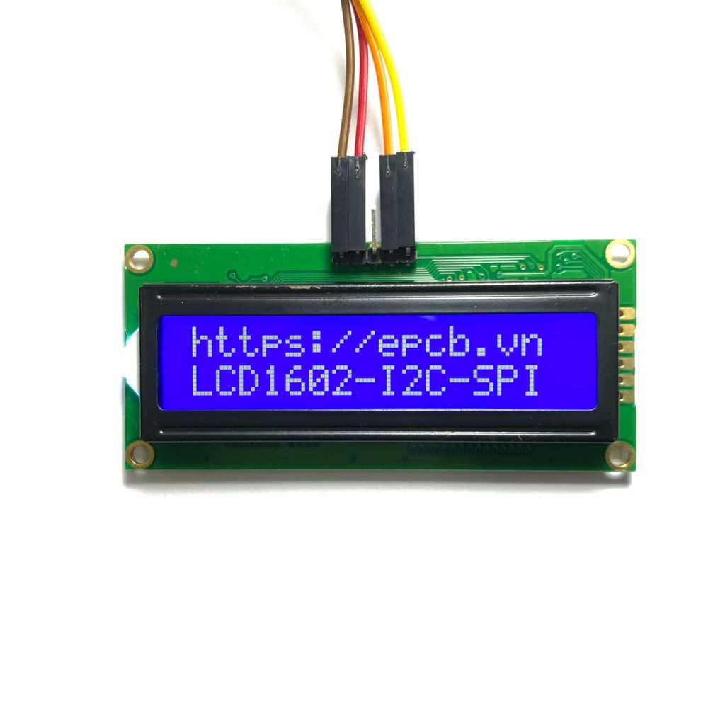 LCD Text LCD1602 giao tiếp SPI I2C