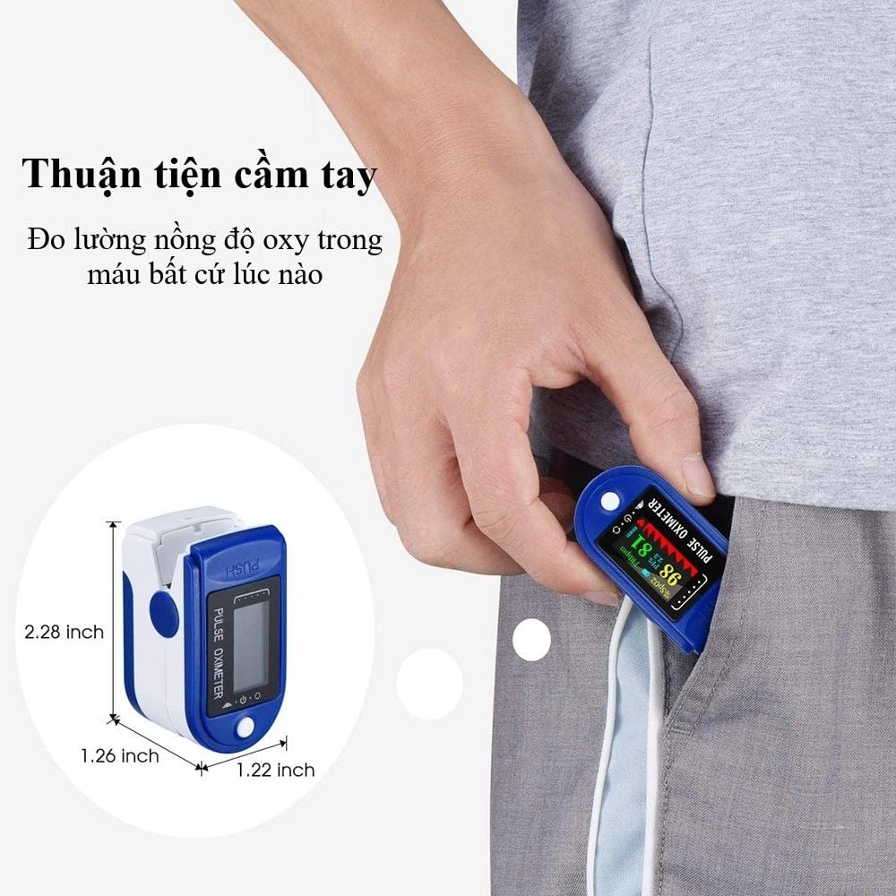 Máy SPO2 đo nồng độ oxy trong máu kẹp đầu ngón tay X88 PRO