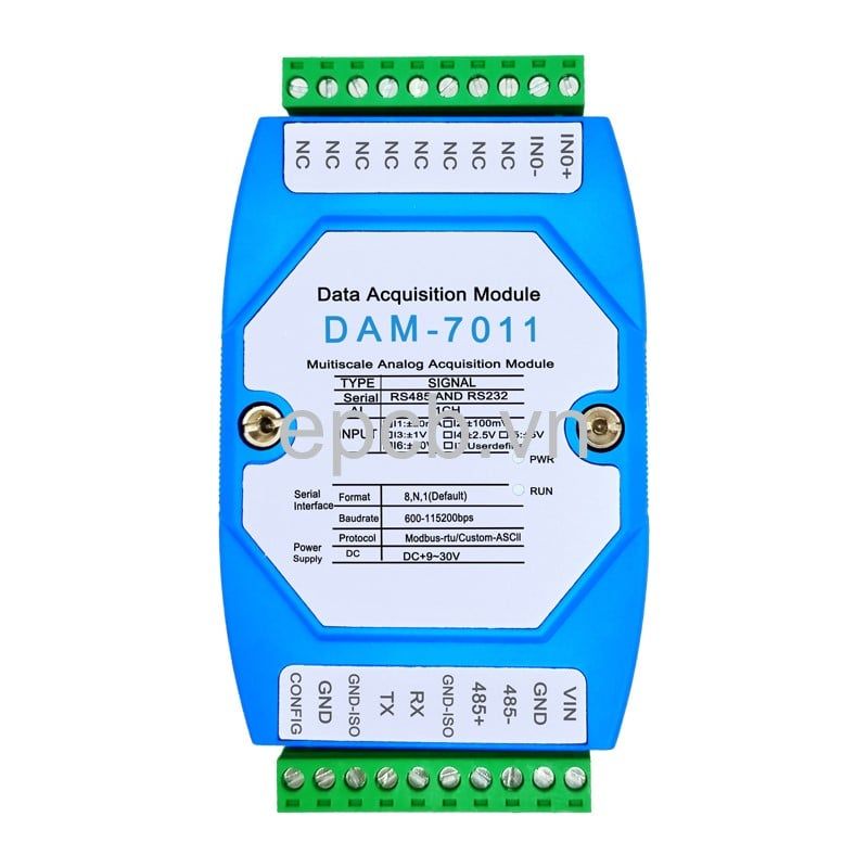 Module chuyển đổi tín hiệu 4-20mA sang RS485/RS232 đa kênh