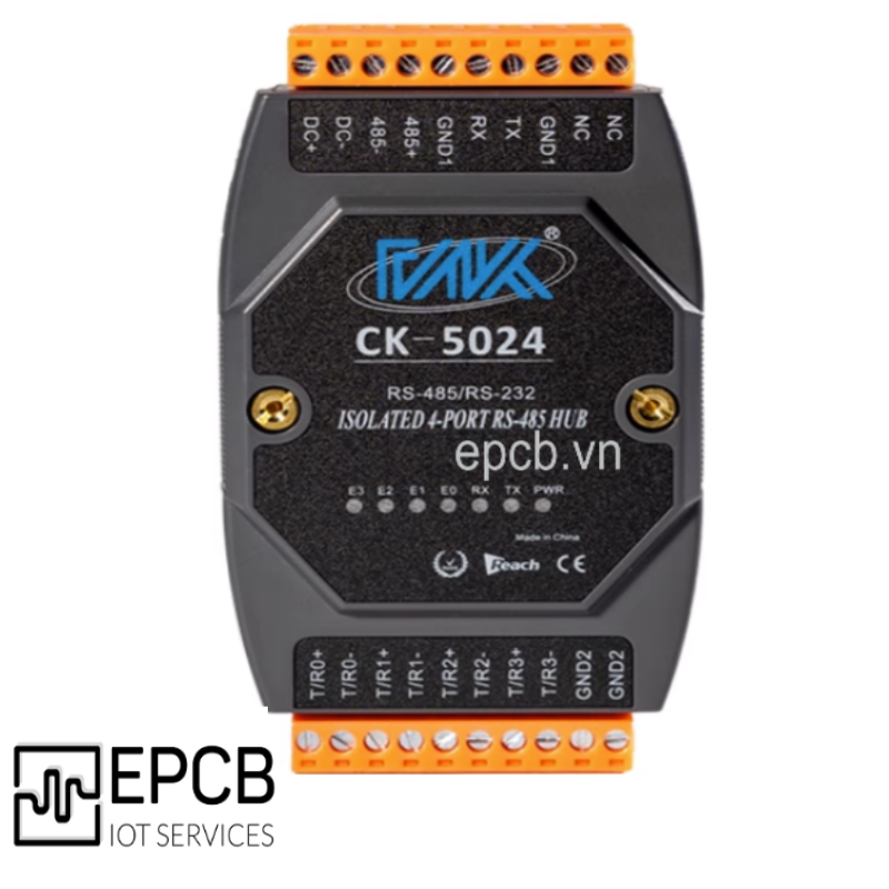 Module mở rộng cổng RS485 1 ngõ vào sang 4 ngõ ra CK-5024