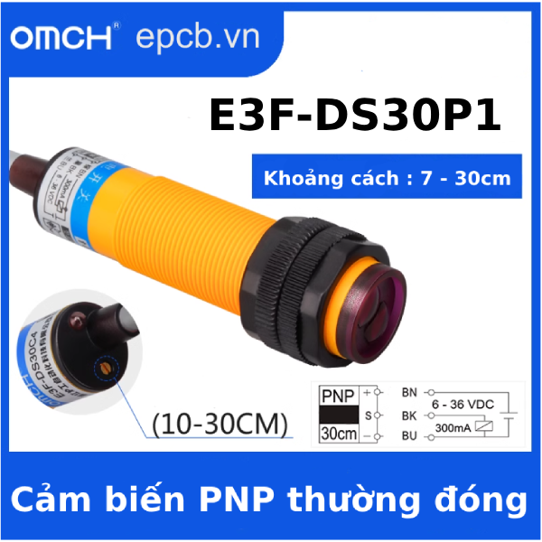 Cảm biến tiệm cận M18 E3F-DS30P