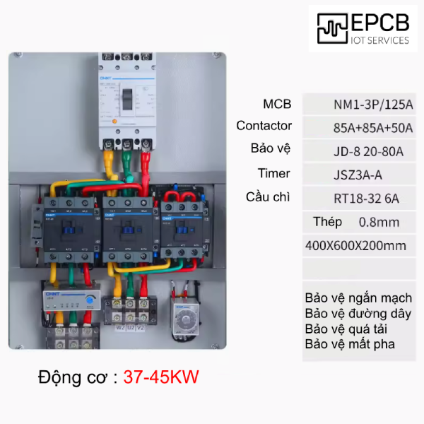 Tủ điều khiển động cơ khởi động sao tam giác
