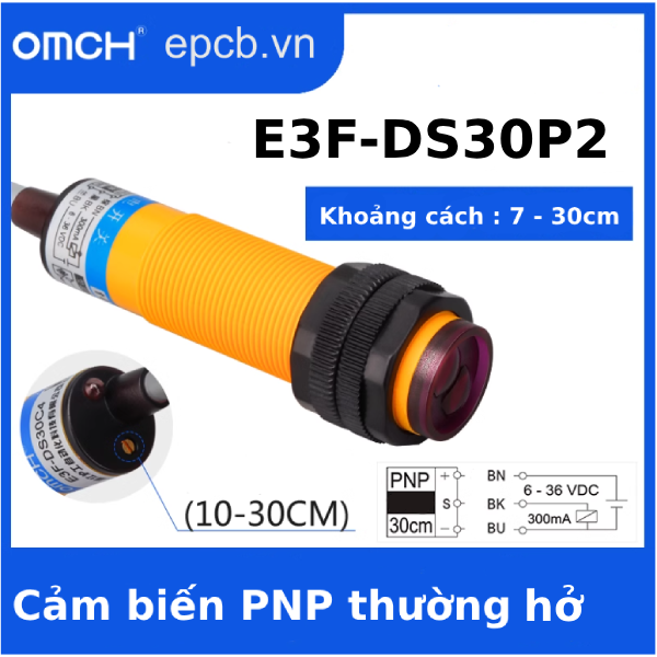 Cảm biến tiệm cận M18 E3F-DS30P