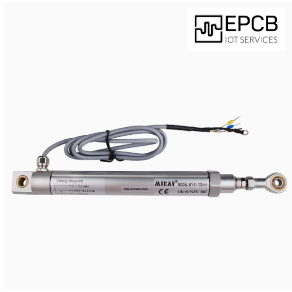 Cảm biến dịch chuyển chiết áp kiểu hình trụ 300mm WY-01