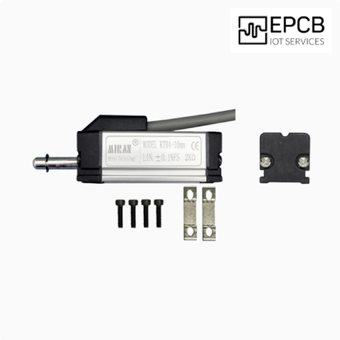 Cảm biến dịch chuyển chiết áp kiểu chữ nhật có lò xo 25mm KTR4