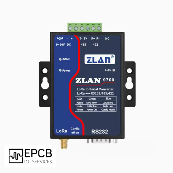 Bộ chuyển đổi Lora sang RS232/485/422 ZLAN9700