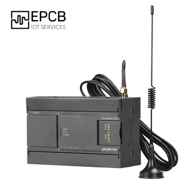 Bộ điều khiển công nghiệp tích hợp LoRa 433Mhz LORA-MODBUS-IO8R-A