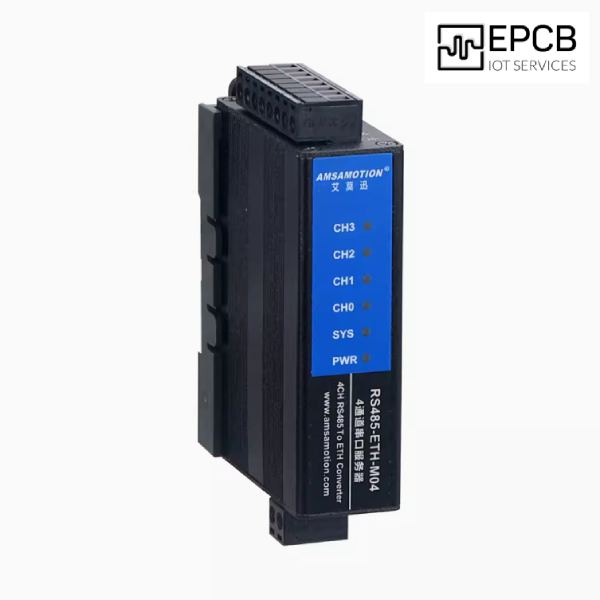 Bộ chuyển đổi 4 kênh RS232/RS485 sang Ethernet E-AMX-4RTU-ETH