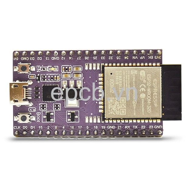 ESP32-DevKitC sử dụng module ESP-WROOM-32