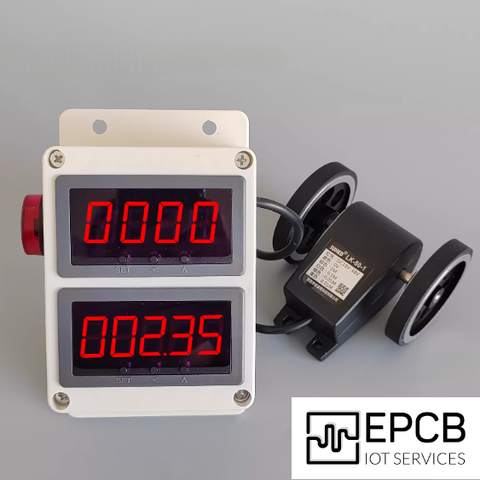 Bộ đo tốc độ sử dụng con lăn hiển thị đồng hồ LED EA-CD-LW-01