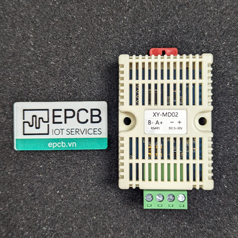 Cảm biến nhiệt độ độ ẩm RS485 Modbus RTU (SHT20 dạng ray)