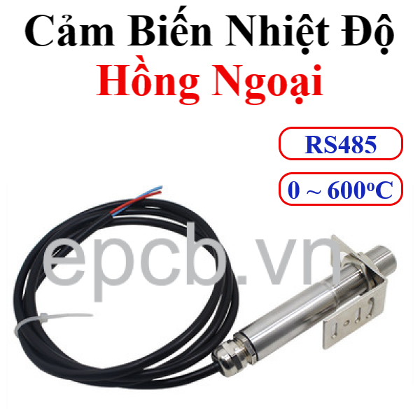 Cảm biến nhiệt độ hồng ngoại không tiếp xúc RS485 ES-MIR-01 (RS485 Modbus RTU)