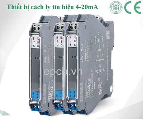 Thiết bị cách ly tín hiệu analog 4-20mA ES-ANA-ISO-01 (Chống nhiễu)