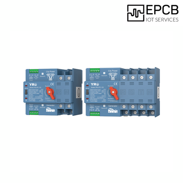 Bộ chuyển nguồn tự động ATS 2P 4P 125A 400V - YRQ1PC
