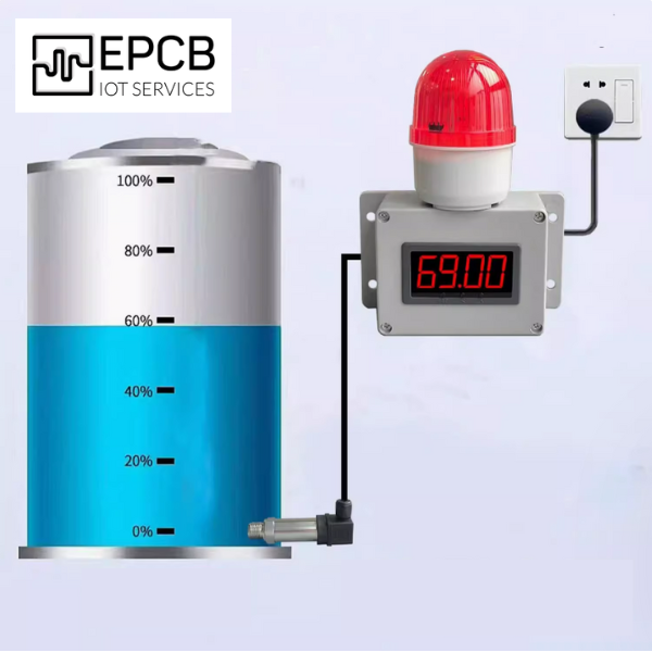 Cảm biến đo mức chất lỏng tích hợp bảng LED và cảnh báo VS5641