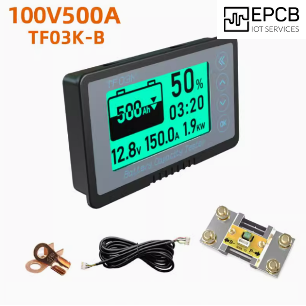 Đồng hồ theo dõi dung lượng pin RS485 dung lượng lớn TF03K
