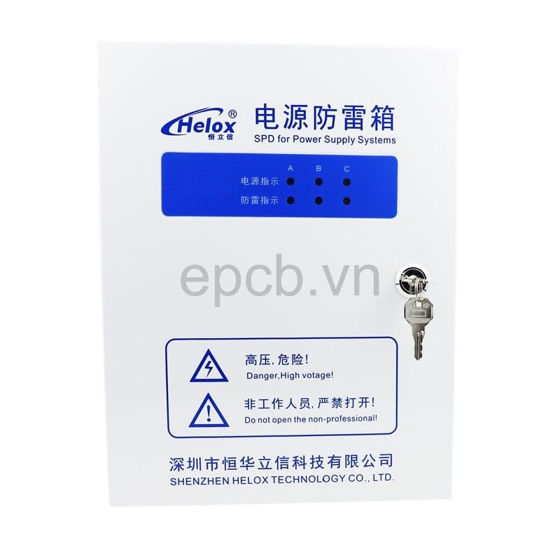  Tủ điện chống sét lan truyền 3 pha 380V 80kA HM3-80 
