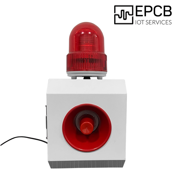 Loa cảnh báo giọng nói và ánh sáng di động ngoài trời 12V 24V ED-JR-SG08