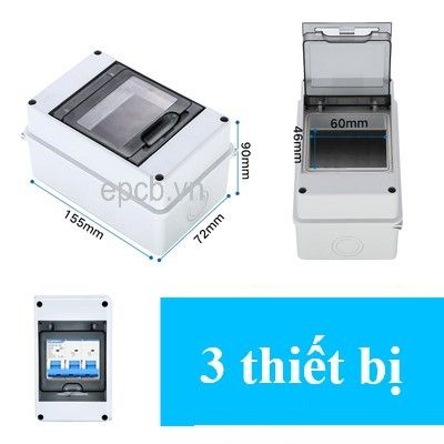 Hộp phân phối điện, công tắc điện, cảm biến chống thấm nước ngoài trời