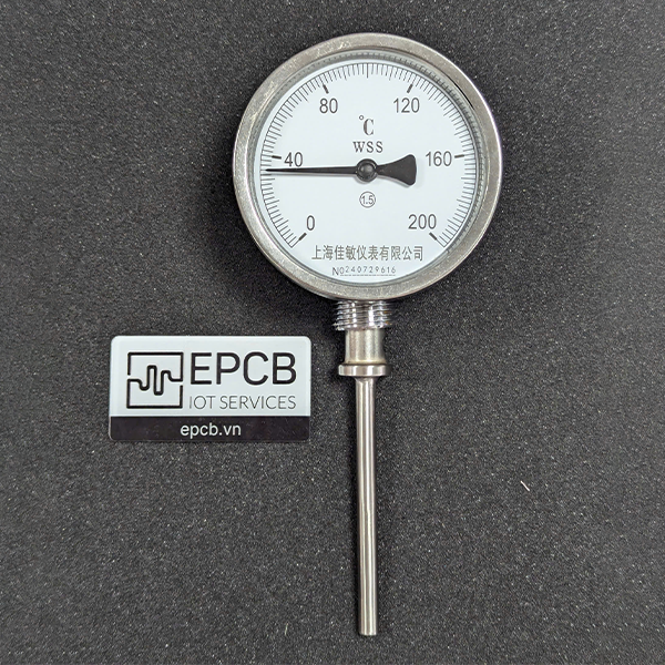 Đồng hồ đo nhiệt độ nồi hơi chống ăn mòn WSSN-411BF