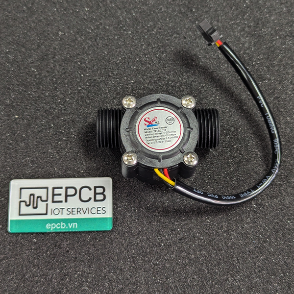 Cảm Biến Lưu Lượng Nước YF-S201B DN15 (21 mm)