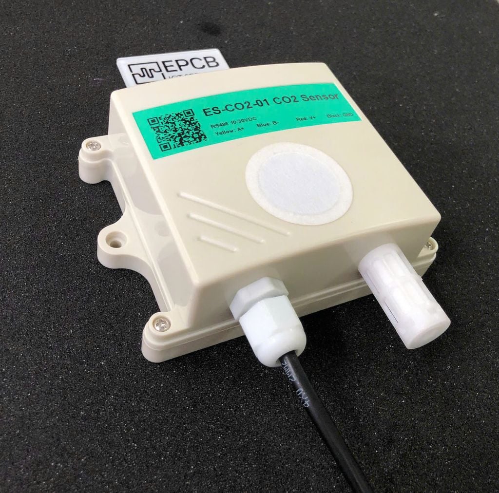 Cảm biến đo nồng độ khí CO2 ES-CO2-01 (RS485 | 4-20mA | 0-10V)